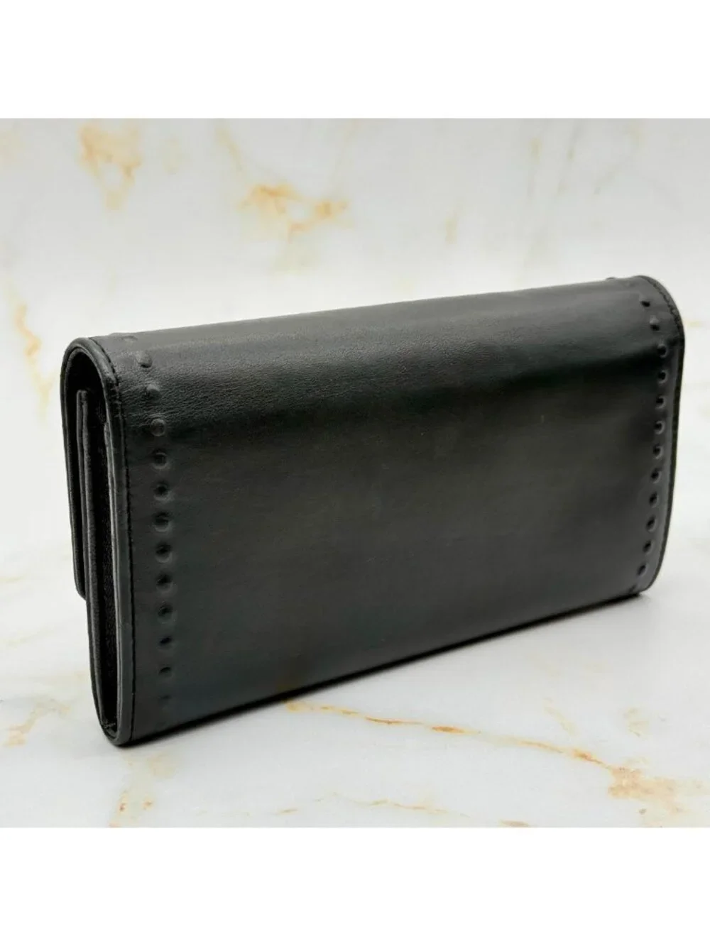 Chanel Studded CC Logo Wallet
